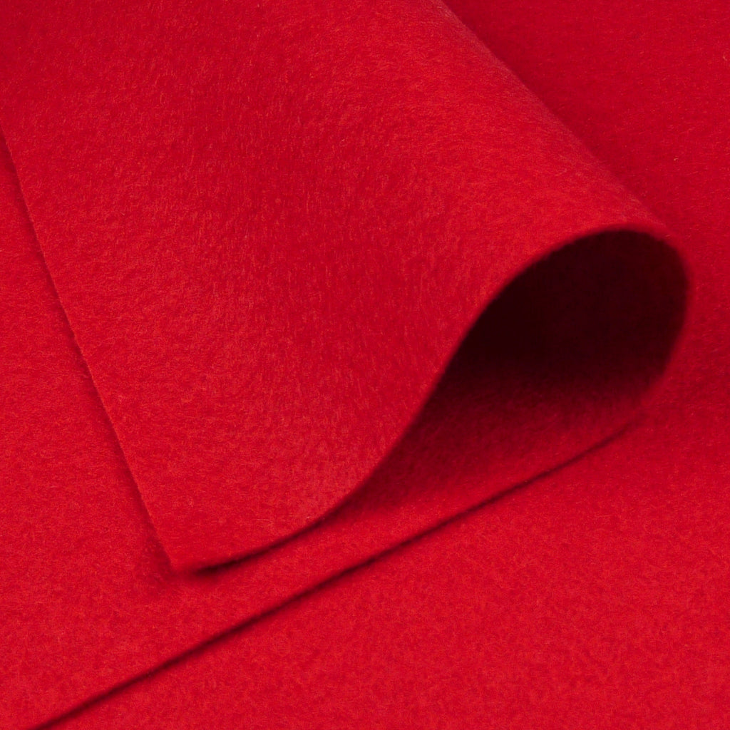 Woolfelt ~ Christmas Red - Billow Fabrics
