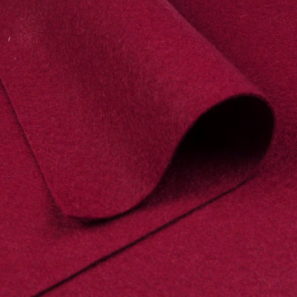Woolfelt ~ Garnet Red - Billow Fabrics
