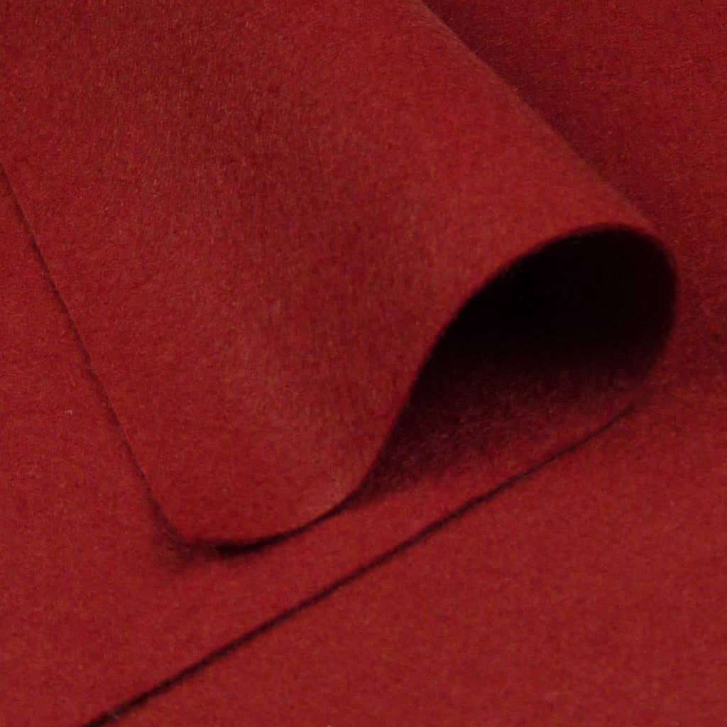 Woolfelt ~ Rustic Crimson - Billow Fabrics
