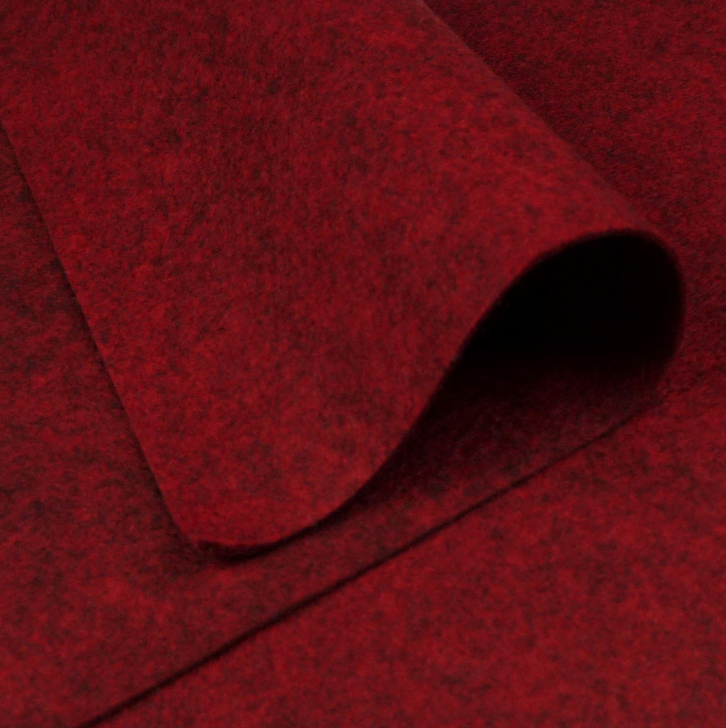 Woolfelt ~ Burnt Crimson - Billow Fabrics

