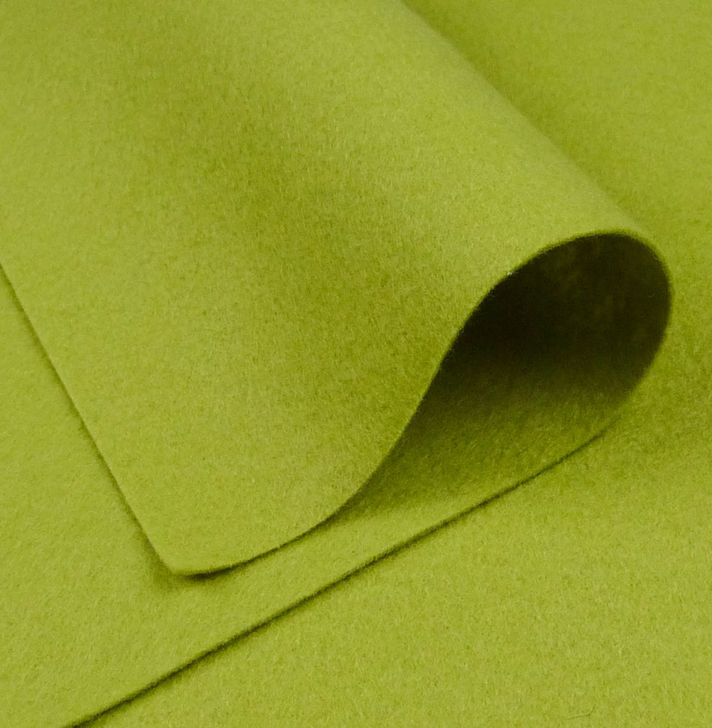 Woolfelt ~ Apple Green - Billow Fabrics
