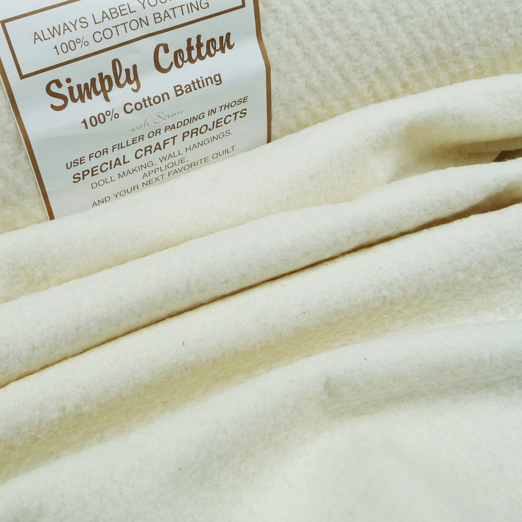 Simply 100% Cotton Wadding *Remnant* - Billow Fabrics
 - 1