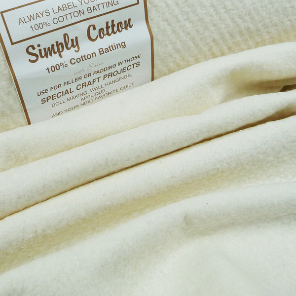 Simply 100% Cotton Wadding *Remnant*