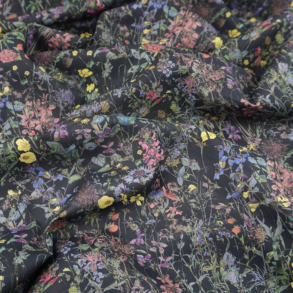 Liberty Fabrics ~ Wild Flowers G Black