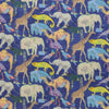 Liberty Fabrics ~ Queue for the Zoo H Dark Blue